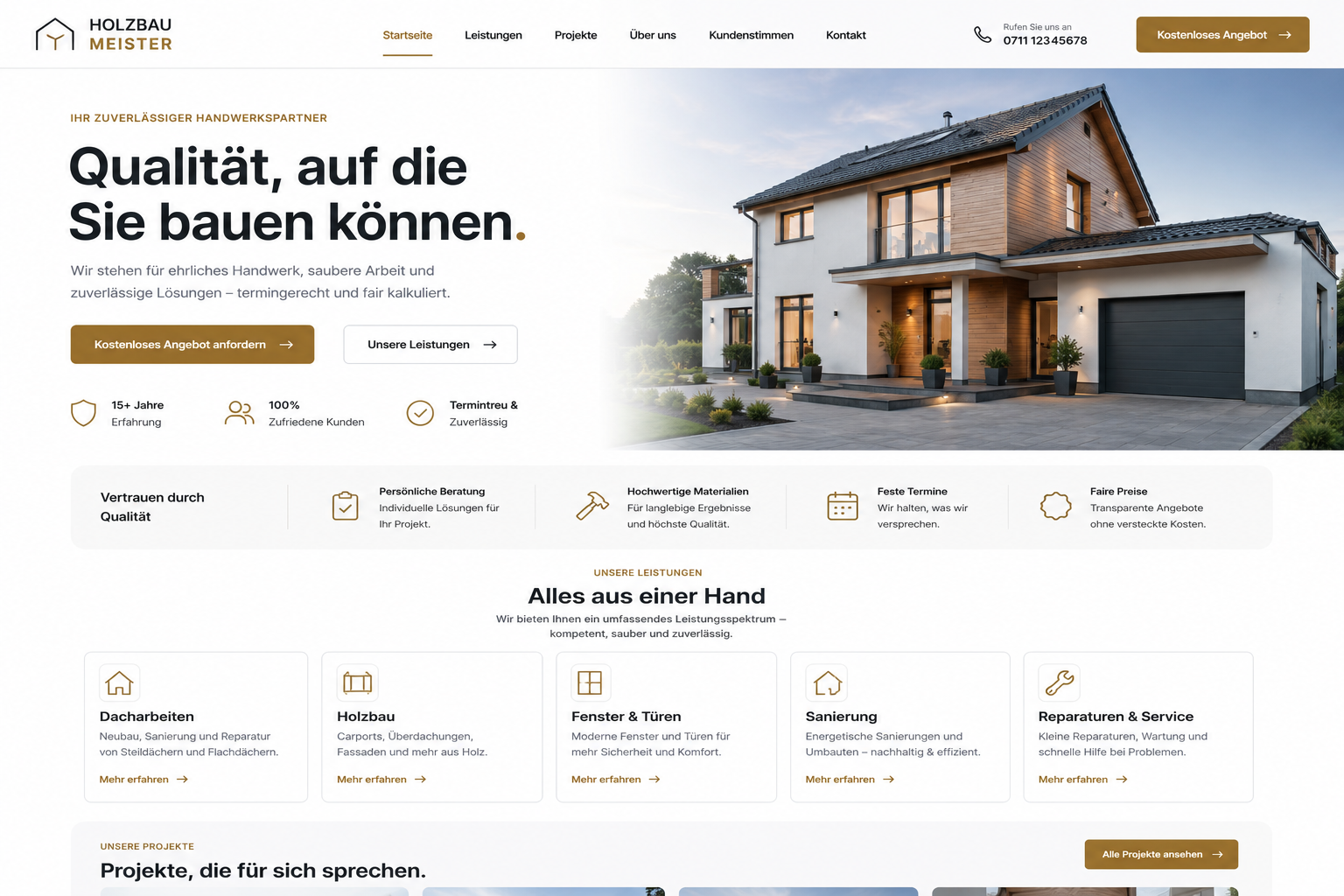 Beispiel einer neuen Website von Webteam24